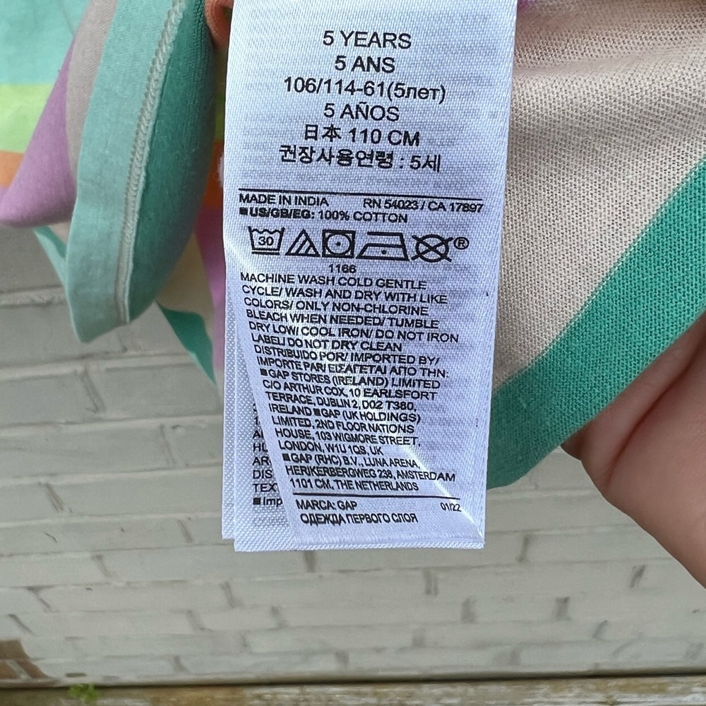 NWT Gap Cotton Play Dress Size 5 - Picture 9 of 11